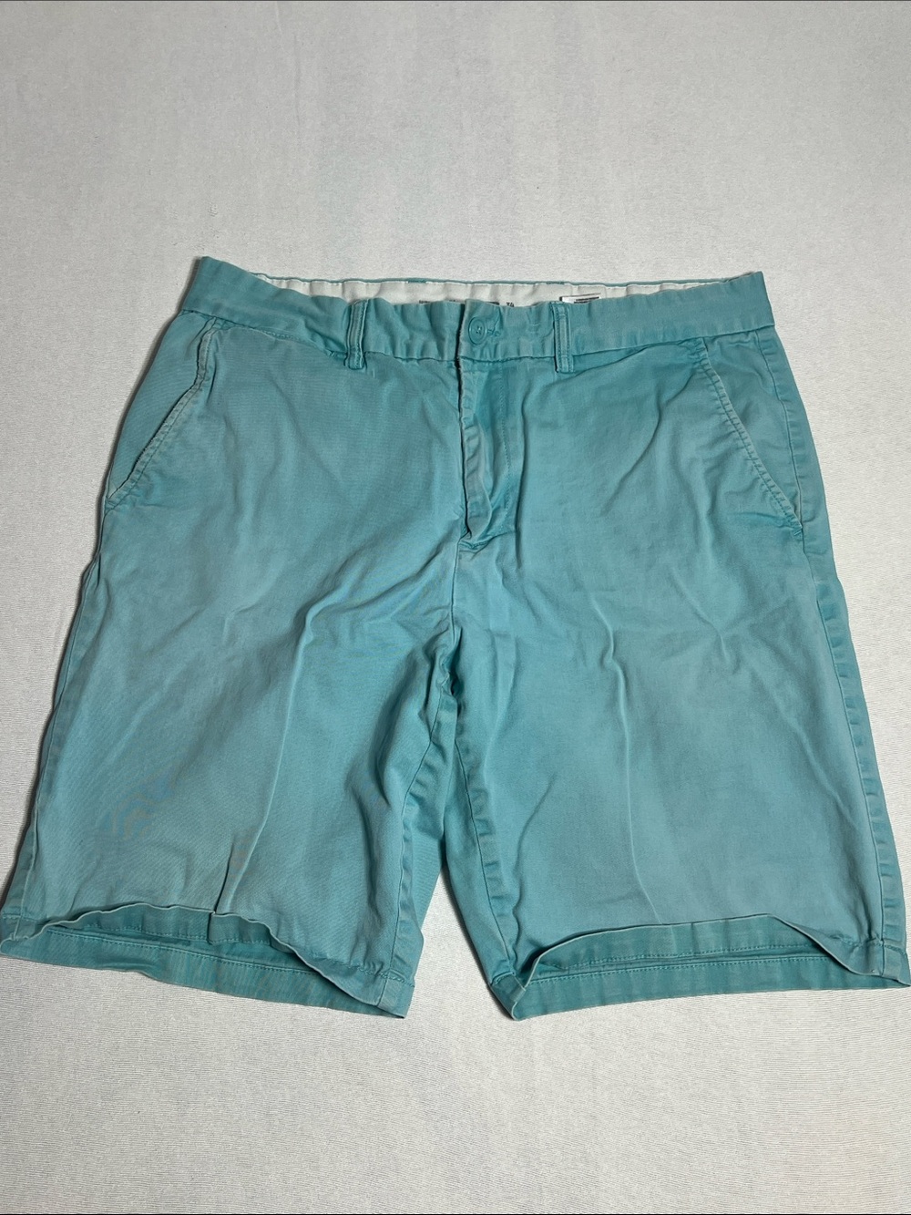 Old Navy Teal Flat-Front Men’s Shorts